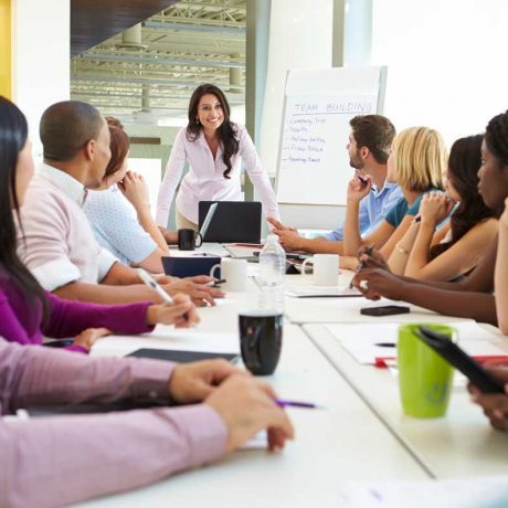 Weekly meeting in companies Think Room